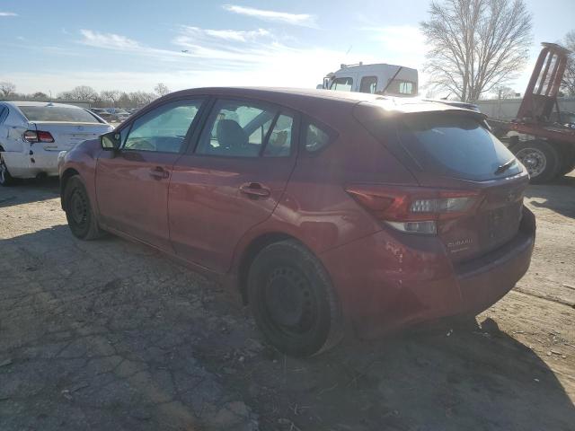 4S3GTAB69L3705959 - 2020 SUBARU IMPREZA RED photo 2