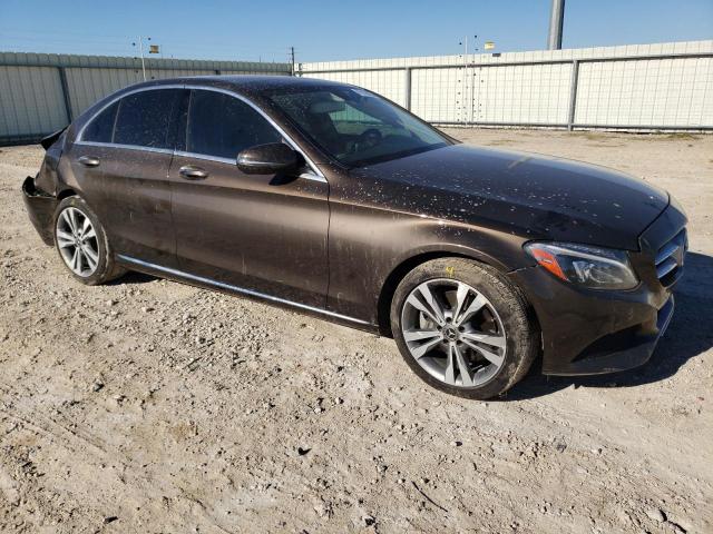 WDDWF4JB4JR404499 - 2018 MERCEDES-BENZ C 300 BROWN photo 4