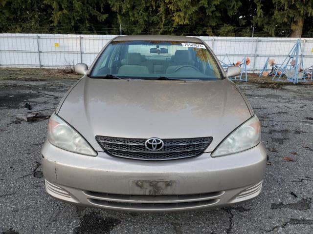 4T1BE32K93U148862 - 2003 TOYOTA CAMRY LE TAN photo 5