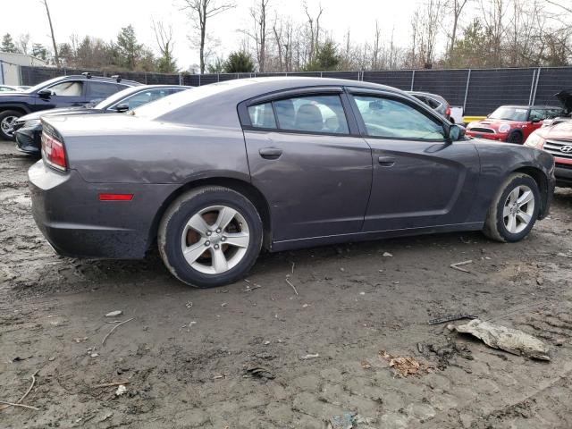 2C3CDXBG9EH155433 - 2014 DODGE CHARGER SE GRAY photo 3