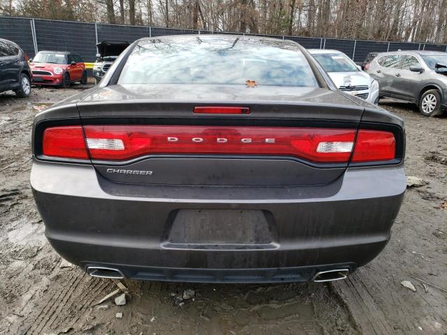 2C3CDXBG9EH155433 - 2014 DODGE CHARGER SE GRAY photo 6