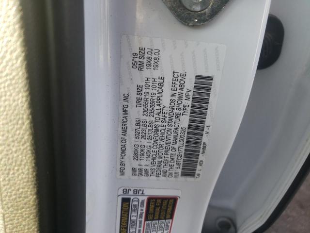 5J8TC2H77LL000325 - 2020 ACURA RDX ADVANCE WHITE photo 13