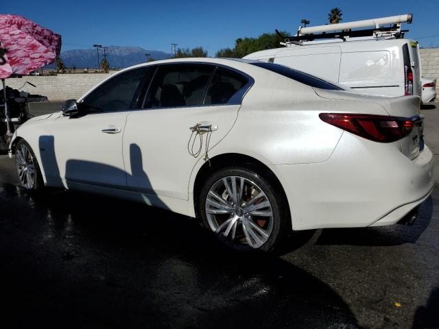 JN1EV7AP3KM511910 - 2019 INFINITI Q50 LUXE WHITE photo 2