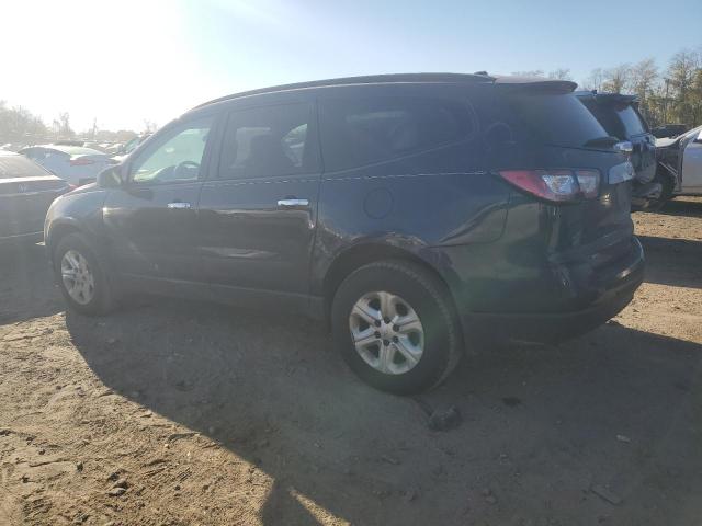 1GNKVFED7FJ360336 - 2015 CHEVROLET TRAVERSE LS BLUE photo 2