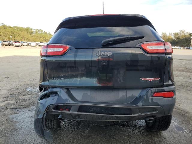 1C4PJMBS8FW780322 - 2015 JEEP CHEROKEE TRAILHAWK BLACK photo 6