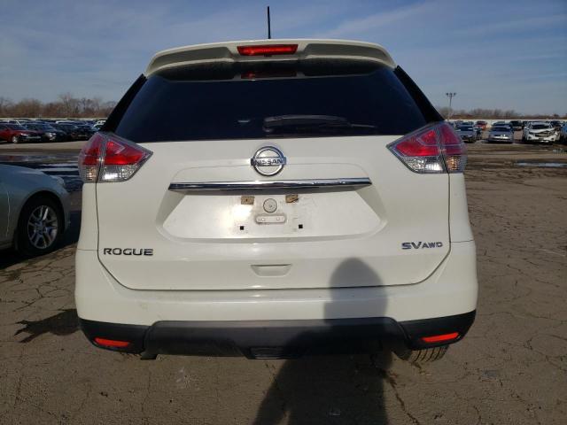 5N1AT2MK8FC832983 - 2015 NISSAN ROGUE S WHITE photo 6