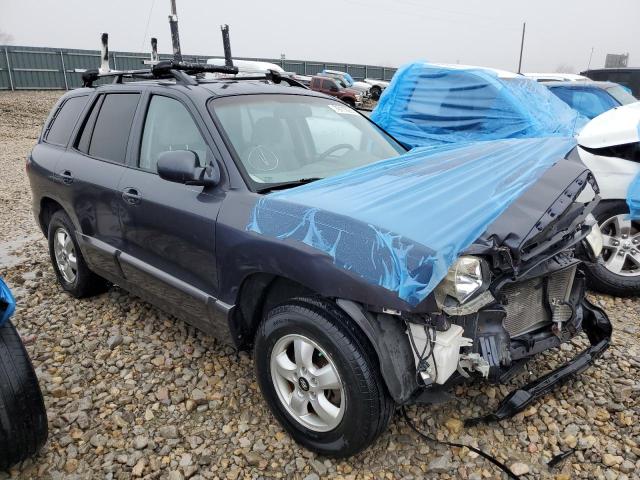 KM8SC73D45U953166 - 2005 HYUNDAI SANTA FE GLS GRAY photo 1