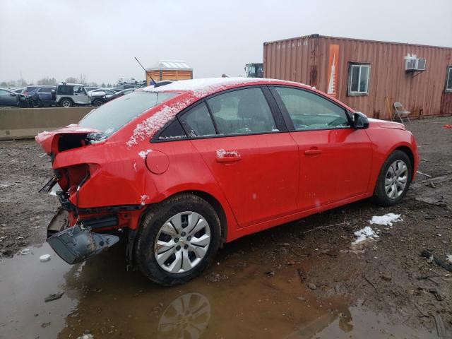 1G1PA5SHXF7174842 - 2015 CHEVROLET CRUZE LS RED photo 3