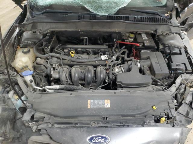 3FA6P0G72GR332935 - 2016 FORD FUSION S GRAY photo 11