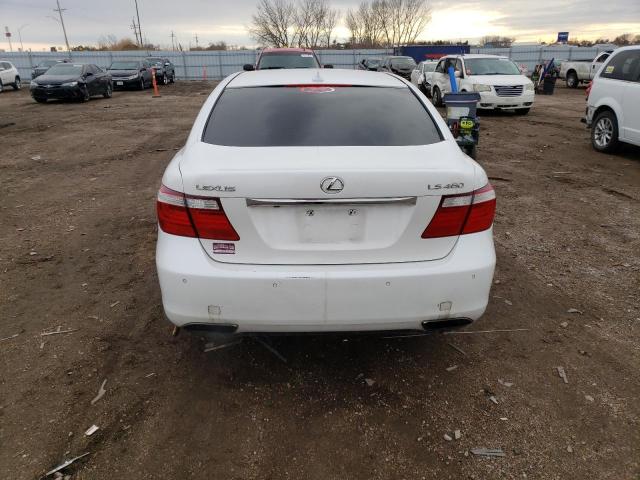 JTHBL46F885074301 - 2008 LEXUS LS 460 WHITE photo 6