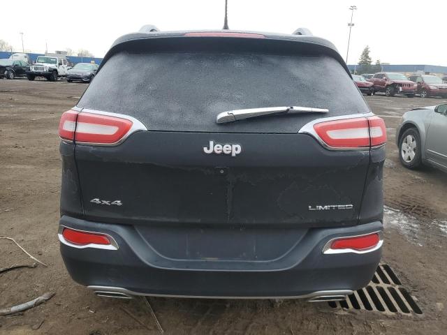 1C4PJMDS3FW569591 - 2015 JEEP CHEROKEE LIMITED BLACK photo 6