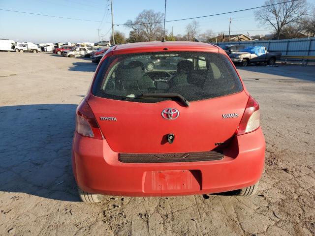 JTDJT923075058811 - 2007 TOYOTA YARIS RED photo 6