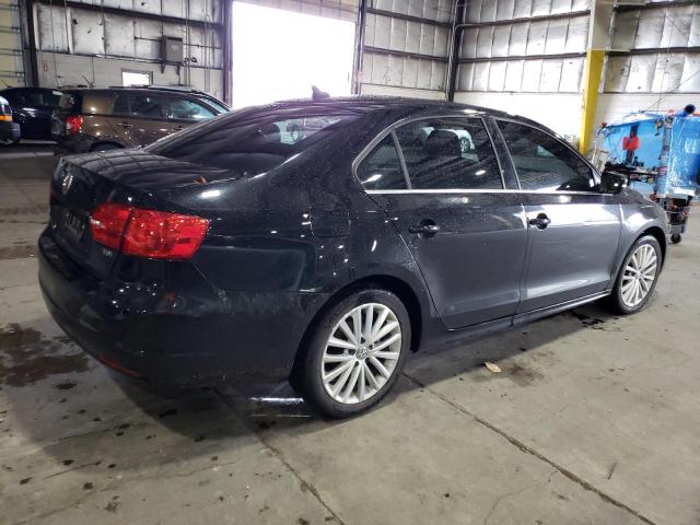 3VWLL7AJ8EM445785 - 2014 VOLKSWAGEN JETTA TDI BLACK photo 3