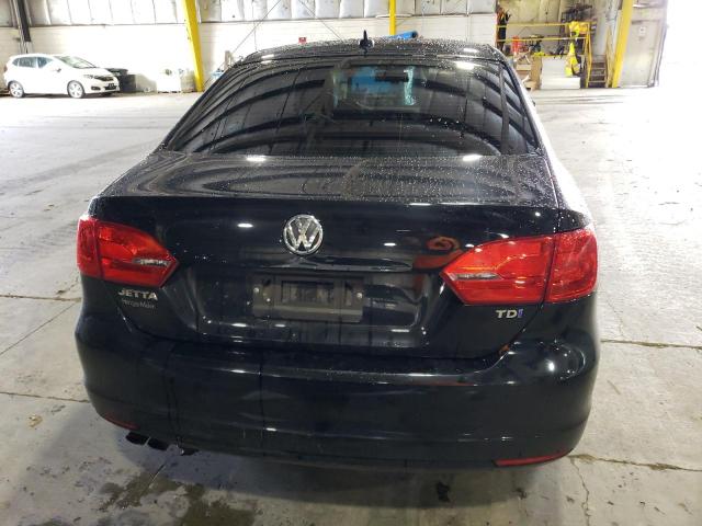 3VWLL7AJ8EM445785 - 2014 VOLKSWAGEN JETTA TDI BLACK photo 6