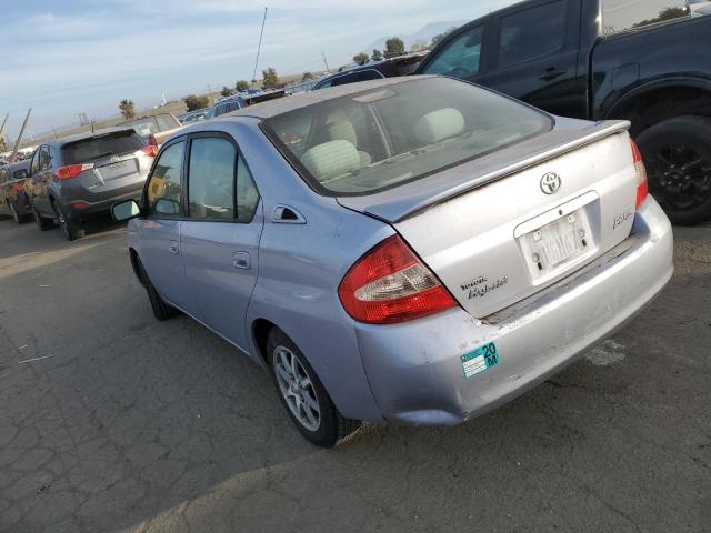 JT2BK18UX20044387 - 2002 TOYOTA PRIUS SILVER photo 2