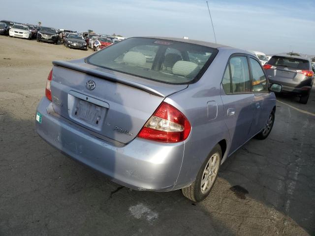 JT2BK18UX20044387 - 2002 TOYOTA PRIUS SILVER photo 3