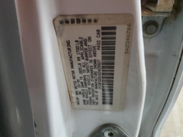 1Y1SK5281XZ429927 - 1999 CHEVROLET GEO PRIZM BASE WHITE photo 12