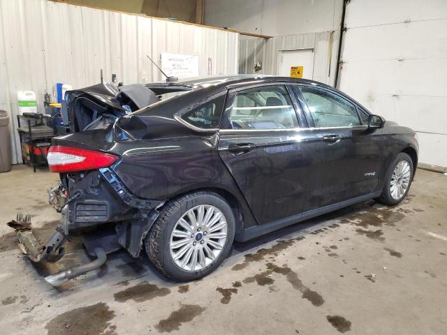 3FA6P0UU1ER223471 - 2014 FORD FUSION S HYBRID BLACK photo 3