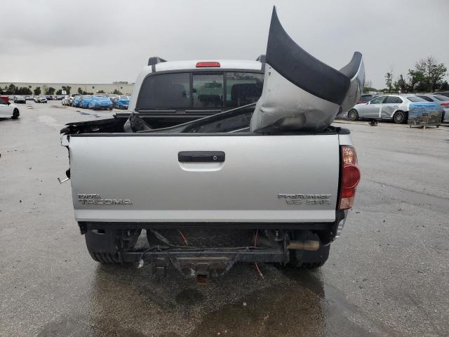 5TEJU62N58Z521201 - 2008 TOYOTA TACOMA DOUBLE CAB PRERUNNER SILVER photo 6
