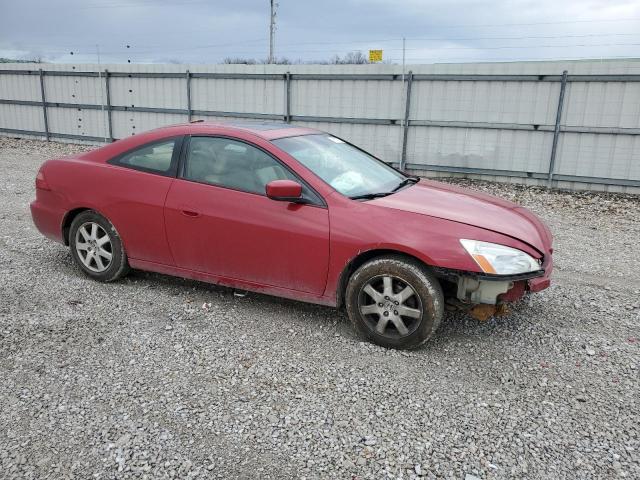 1HGCM82685A004687 - 2005 HONDA ACCORD EX RED photo 4