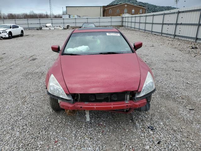 1HGCM82685A004687 - 2005 HONDA ACCORD EX RED photo 5