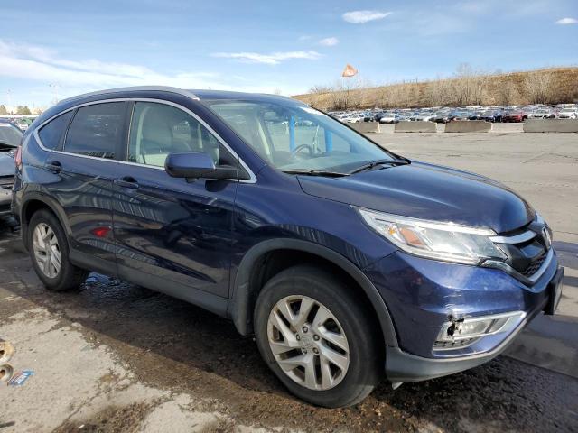 2HKRM4H74GH671690 - 2016 HONDA CR-V EXL BLUE photo 4