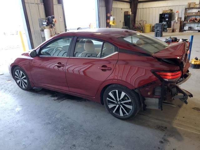 3N1AB8CV0NY218685 - 2022 NISSAN SENTRA SV RED photo 2