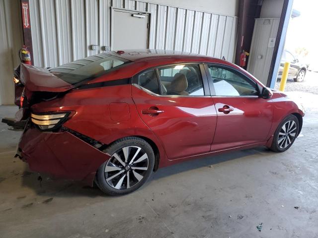 3N1AB8CV0NY218685 - 2022 NISSAN SENTRA SV RED photo 3