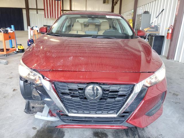 3N1AB8CV0NY218685 - 2022 NISSAN SENTRA SV RED photo 5