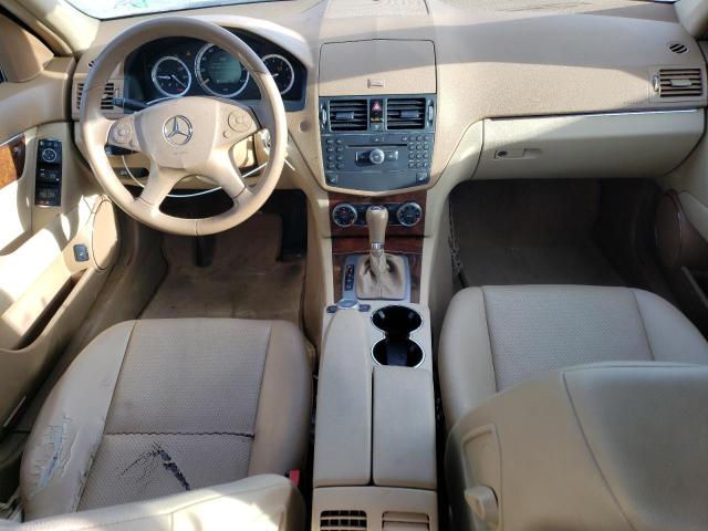 WDDGF54XX8F046144 - 2008 MERCEDES-BENZ C 300 WHITE photo 8