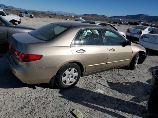 1HGCM56455A163710 - 2005 HONDA ACCORD LX TAN photo 3