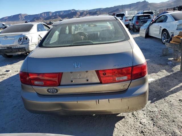 1HGCM56455A163710 - 2005 HONDA ACCORD LX TAN photo 6