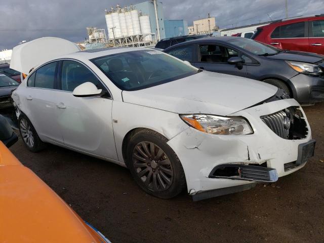 2G4GP5EC0B9204229 - 2011 BUICK REGAL CXL WHITE photo 4