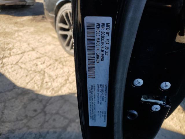 2C3CDZFJ3LH159654 - 2020 DODGE CHALLENGER R/T SCAT PACK BLACK photo 12