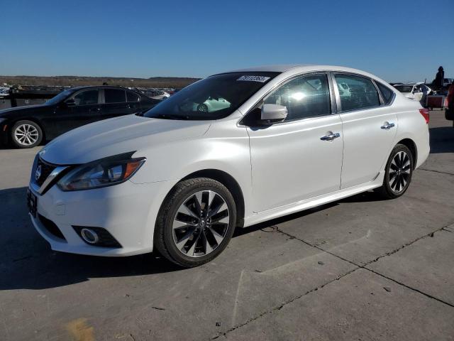 3N1AB7AP8HY238816 - 2017 NISSAN SENTRA S WHITE photo 1