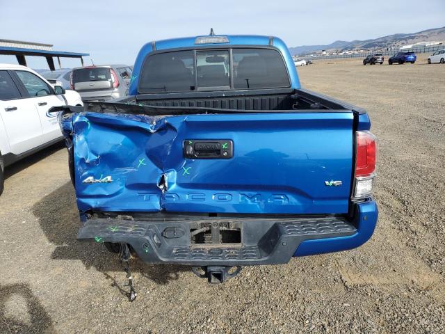 3TMGZ5AN7GM011550 - 2016 TOYOTA TACOMA DOUBLE CAB BLUE photo 6