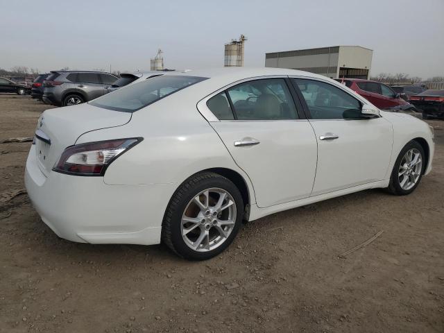 1N4AA5AP5EC464309 - 2014 NISSAN MAXIMA S WHITE photo 3