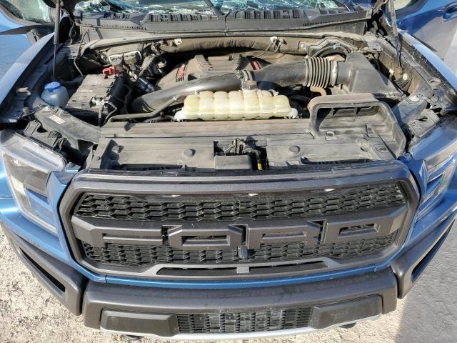 1FTFW1RG0LFA71697 - 2020 FORD F150 RAPTOR BLUE photo 11