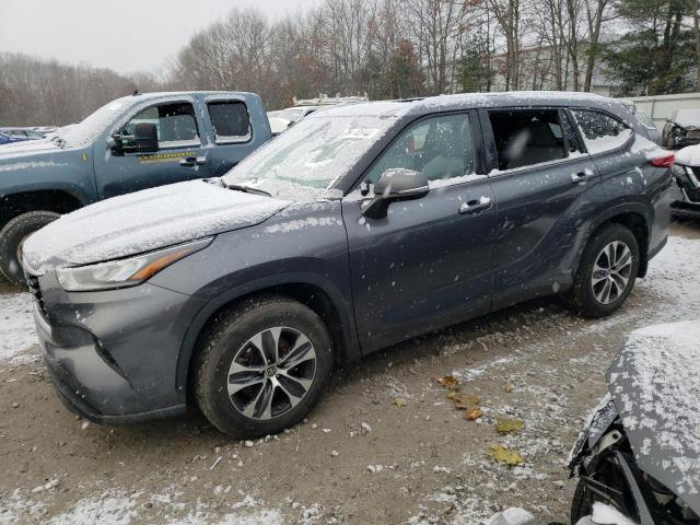 5TDGZRBH8LS006254 - 2020 TOYOTA HIGHLANDER XLE GRAY photo 1