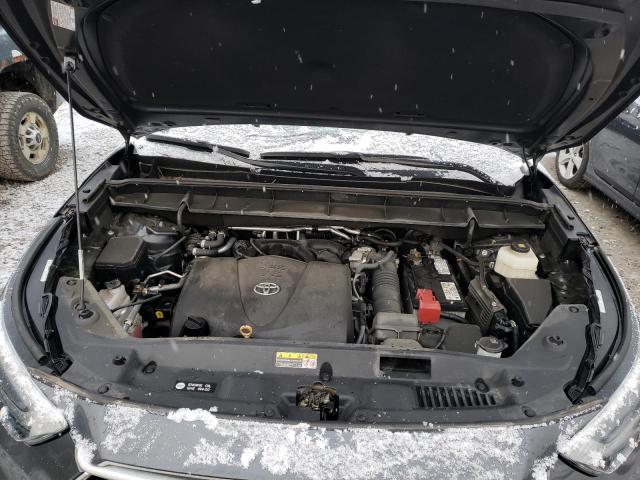5TDGZRBH8LS006254 - 2020 TOYOTA HIGHLANDER XLE GRAY photo 12