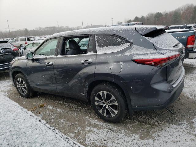 5TDGZRBH8LS006254 - 2020 TOYOTA HIGHLANDER XLE GRAY photo 2