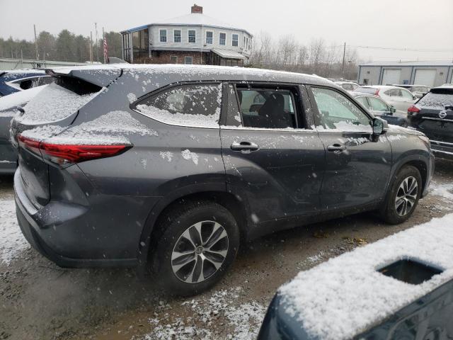 5TDGZRBH8LS006254 - 2020 TOYOTA HIGHLANDER XLE GRAY photo 3