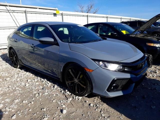 SHHFK7H4XMU206176 - 2021 HONDA CIVIC SPORT GRAY photo 4