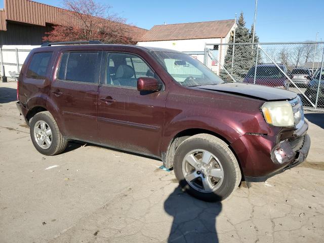 5FNYF4H46BB059090 - 2011 HONDA PILOT EX BURGUNDY photo 4