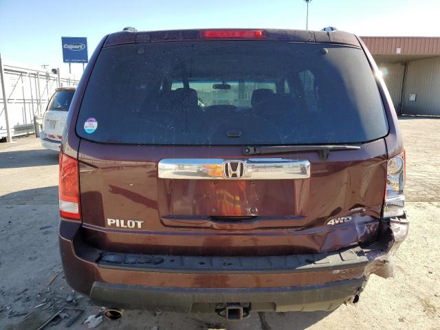 5FNYF4H46BB059090 - 2011 HONDA PILOT EX BURGUNDY photo 6