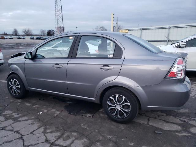 KL1TD5DE2BB225314 - 2011 CHEVROLET AVEO LS GRAY photo 2