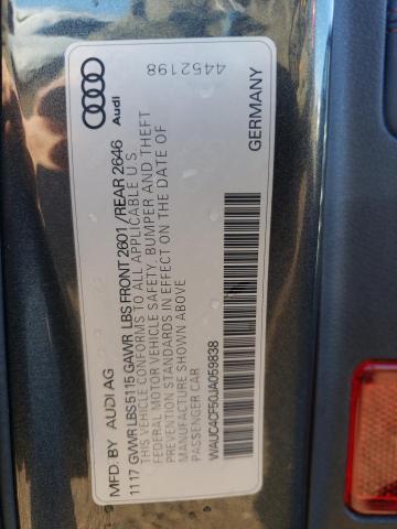 WAUC4CF50JA059838 - 2018 AUDI S5 PRESTIGE CHARCOAL photo 12