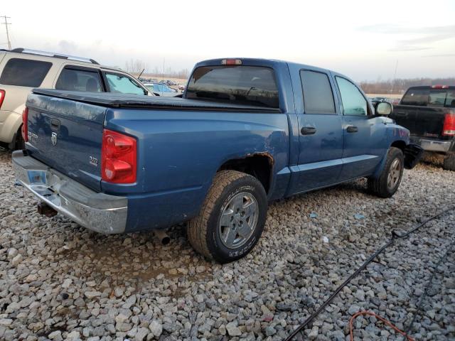 1D7HE48N46S532642 - 2006 DODGE DAKOTA QUAD SLT BLUE photo 3