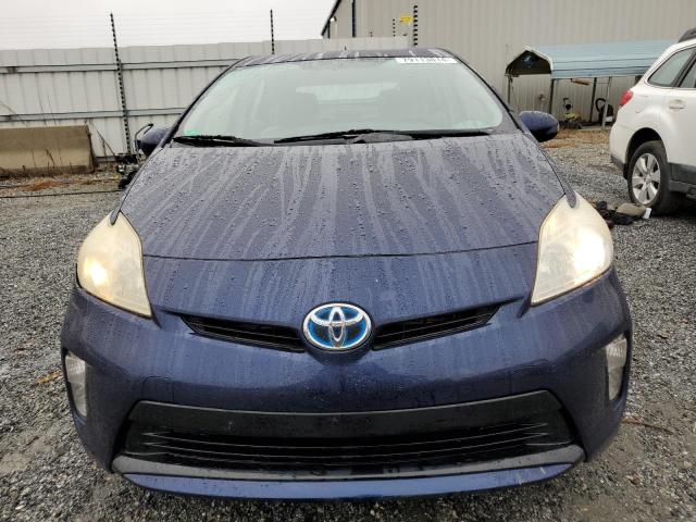 JTDKN3DU0F0408421 - 2015 TOYOTA PRIUS BLUE photo 5