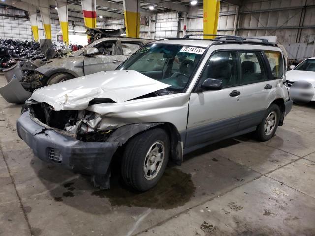 JF1SF63531H727949 - 2001 SUBARU FORESTER L SILVER photo 1